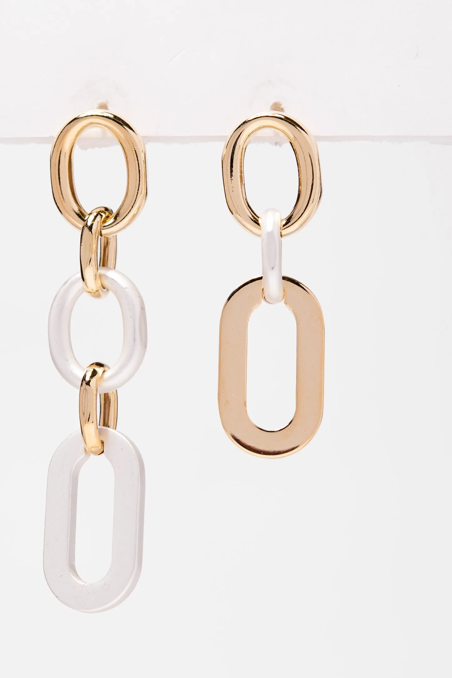 Audrey White Gold Plating Earring - Gold