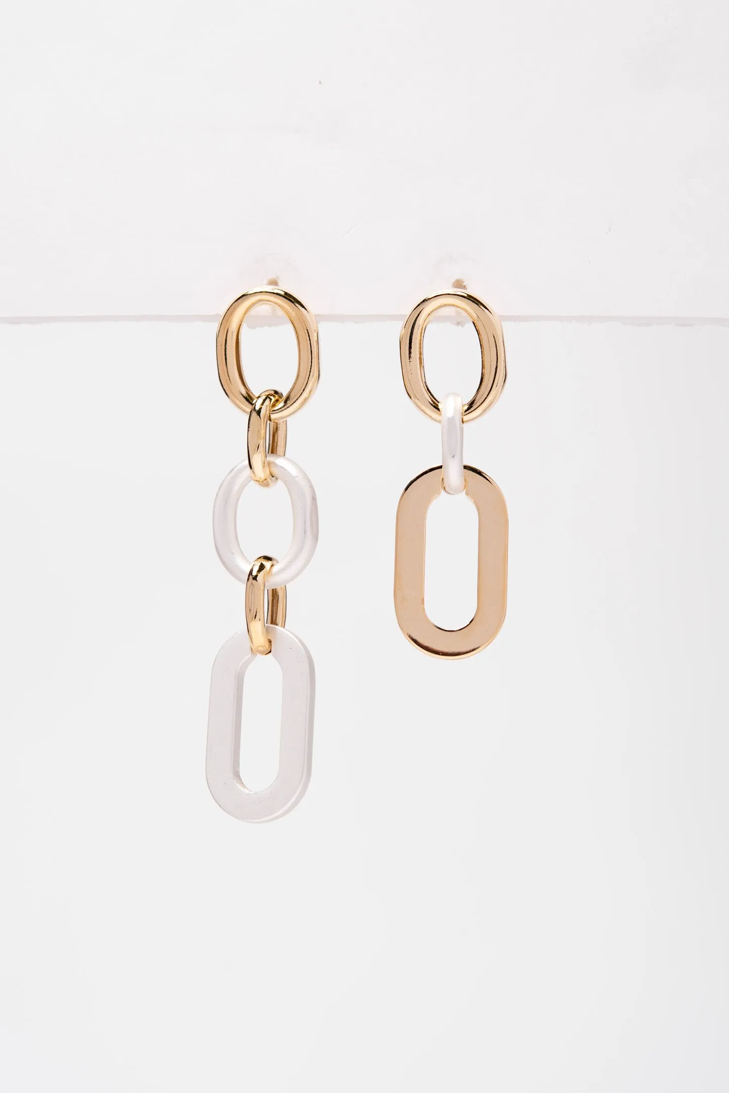 Audrey White Gold Plating Earring - Gold