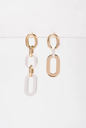 Audrey White Gold Plating Earring - Gold