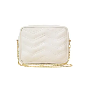 AURA WHITE CROSS BODY BAG