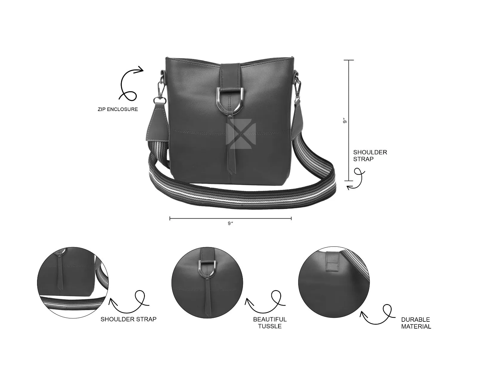 BOB PINK CROSS BODY BAG