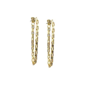 Box Chain Drape Earring