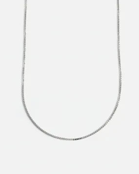 Box Chain in Sterling Silver