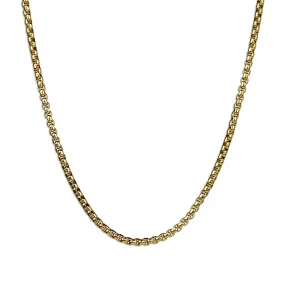 Box Chain Necklace - Gold 2.4mm