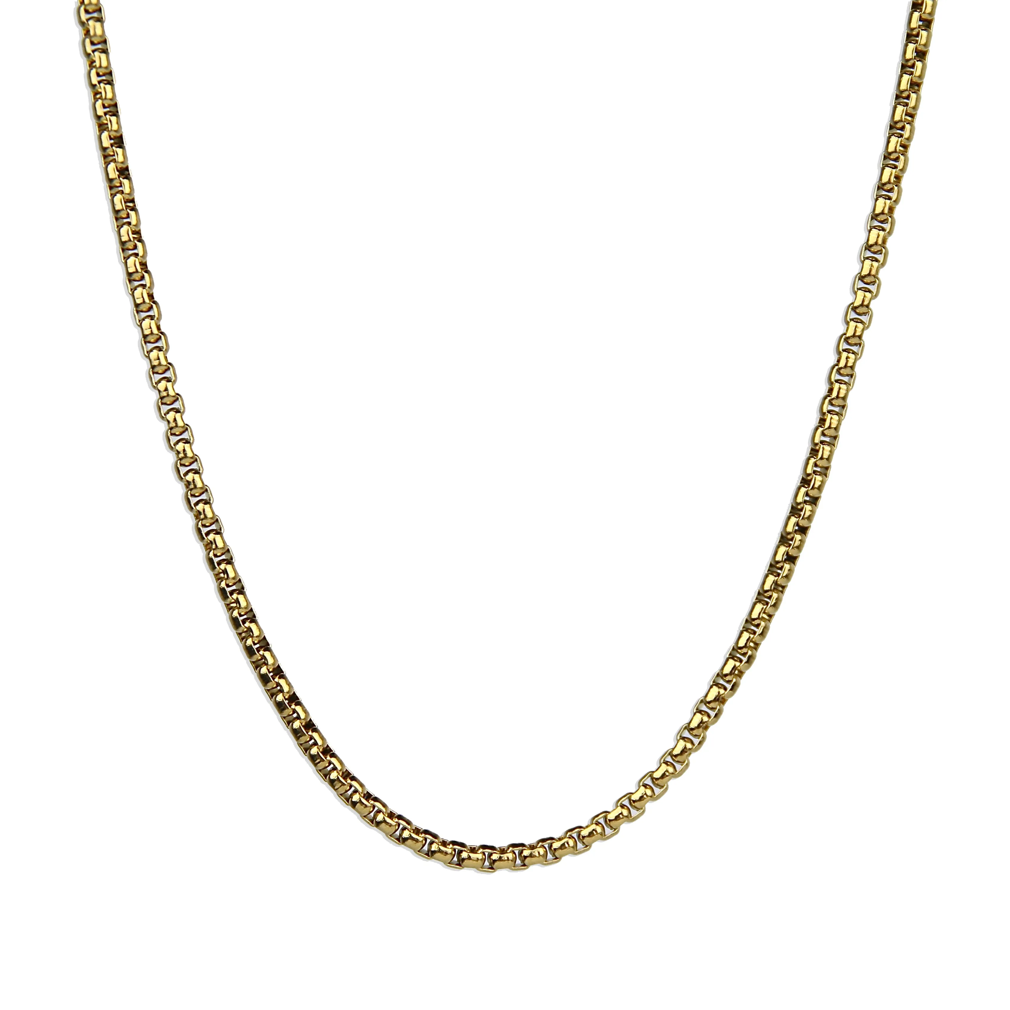 Box Chain Necklace - Gold 2.4mm