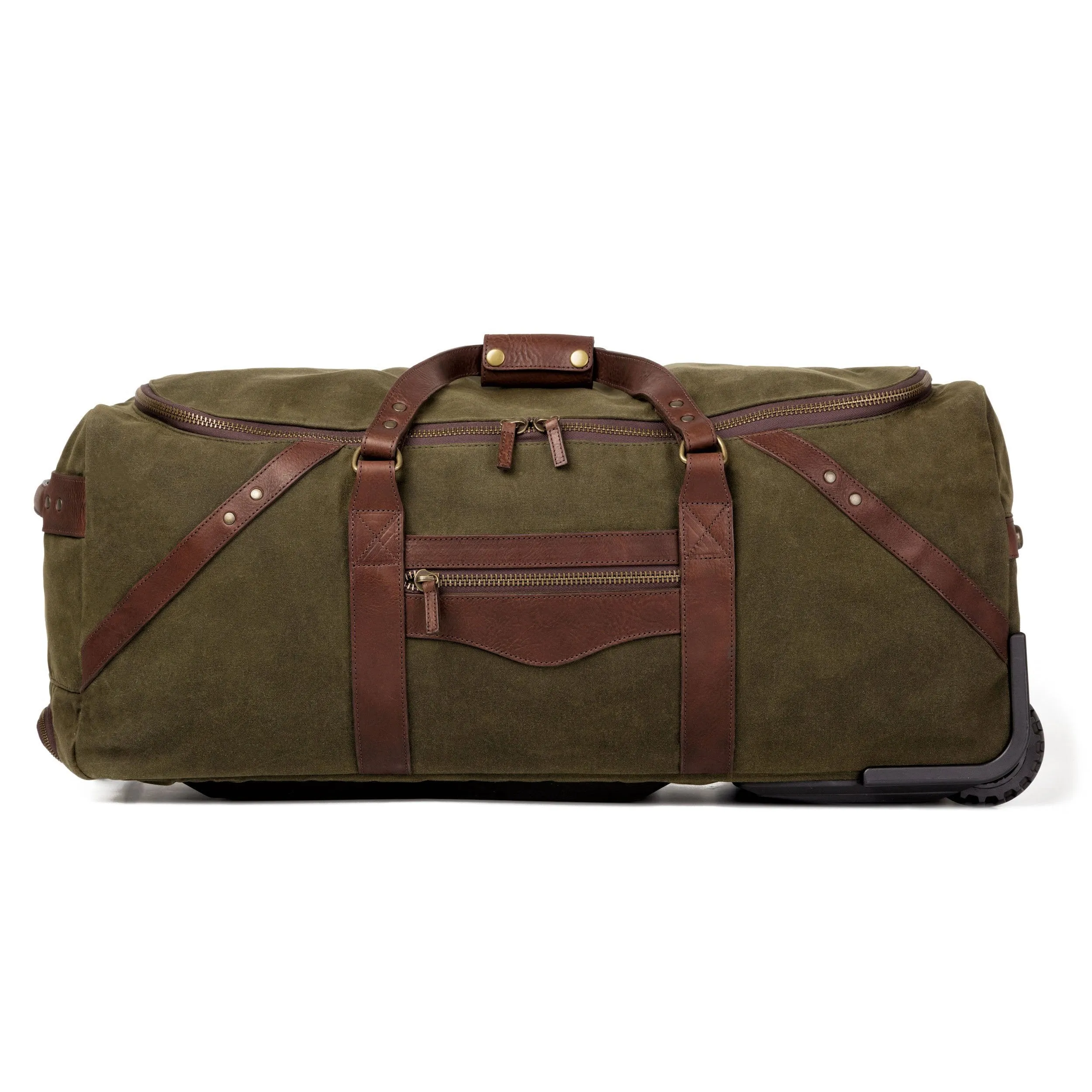 Campaign Waxed Canvas Large Roller Duffle