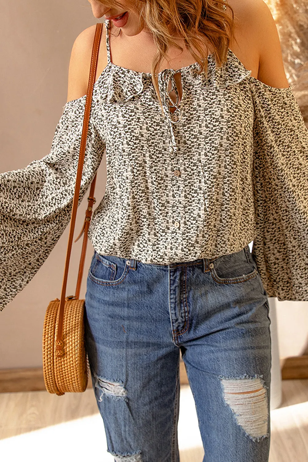 Cold Shoulder Blouse