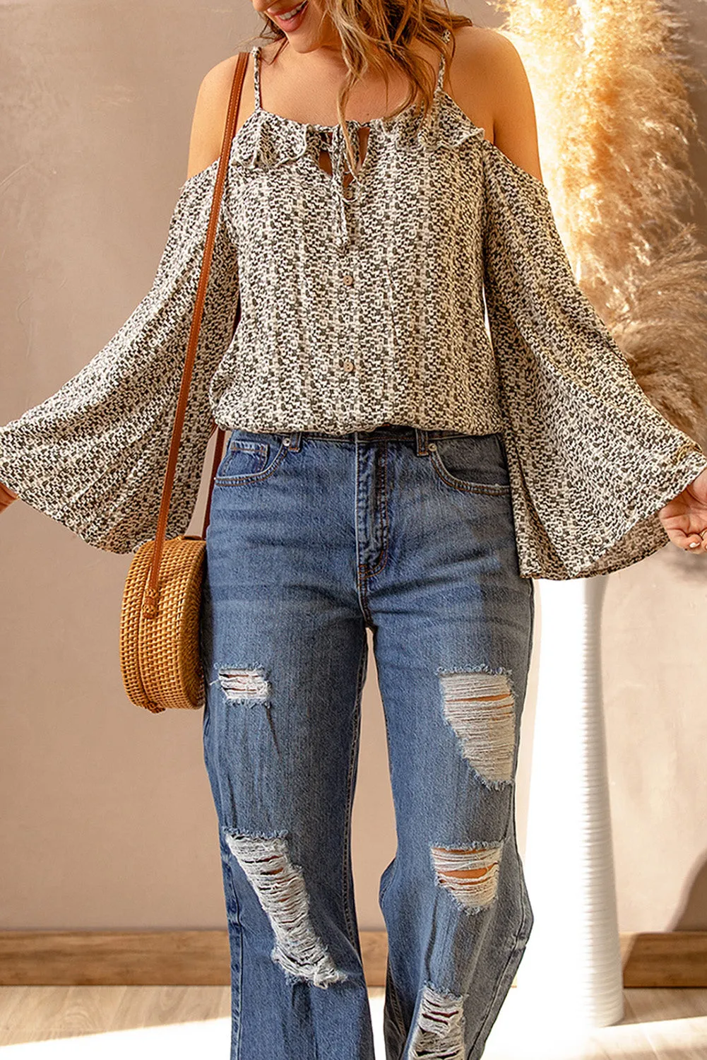 Cold Shoulder Blouse