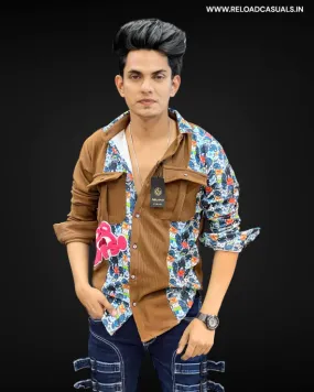 Double Pattern Single Shirt