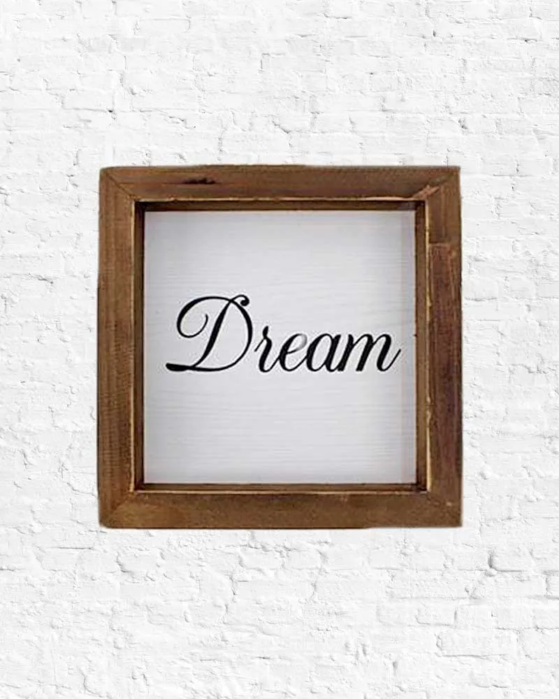 Dream Mini Box Sign