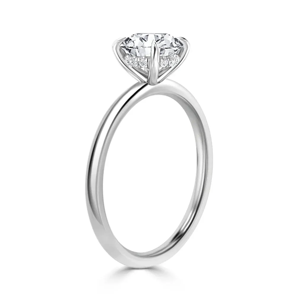 Edith - Platinum - Round