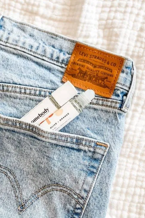 Essential Oil Perfume Roller: Olive & Orange