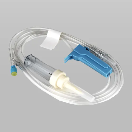 Exel I.V Administration Set, 2 Y-Injection Sites, Roller Clamp 105"