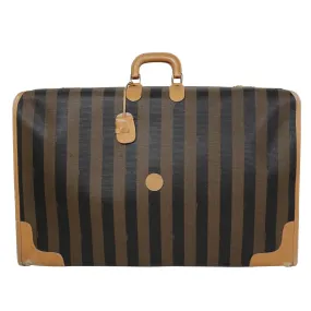 FENDI Carry Bag PVC, Leather Brown