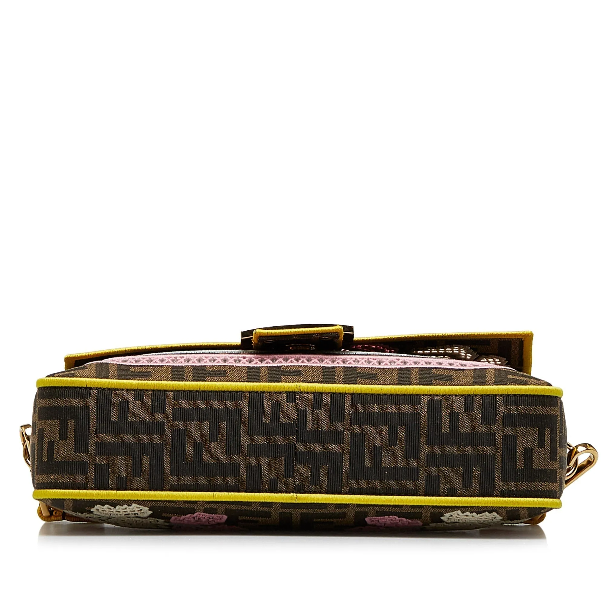 FENDI Embroidered Zucca Baguette