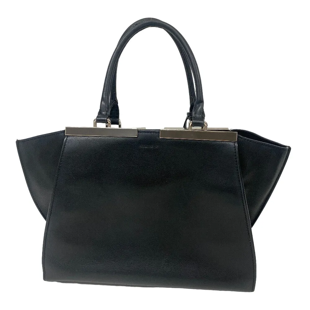 FENDI Handbag leather black Trois Jules