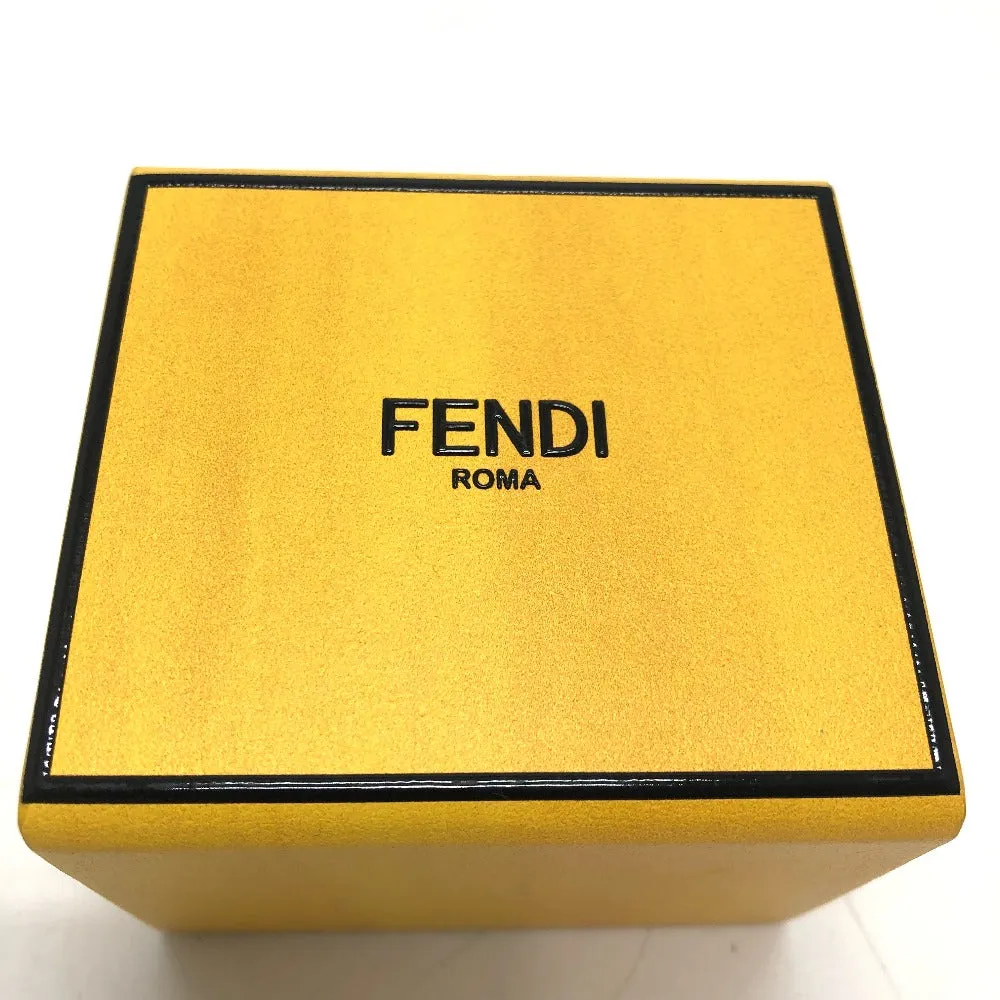 FENDI key ring 7AR894 leather yellow logo/accessories mini box Women Used