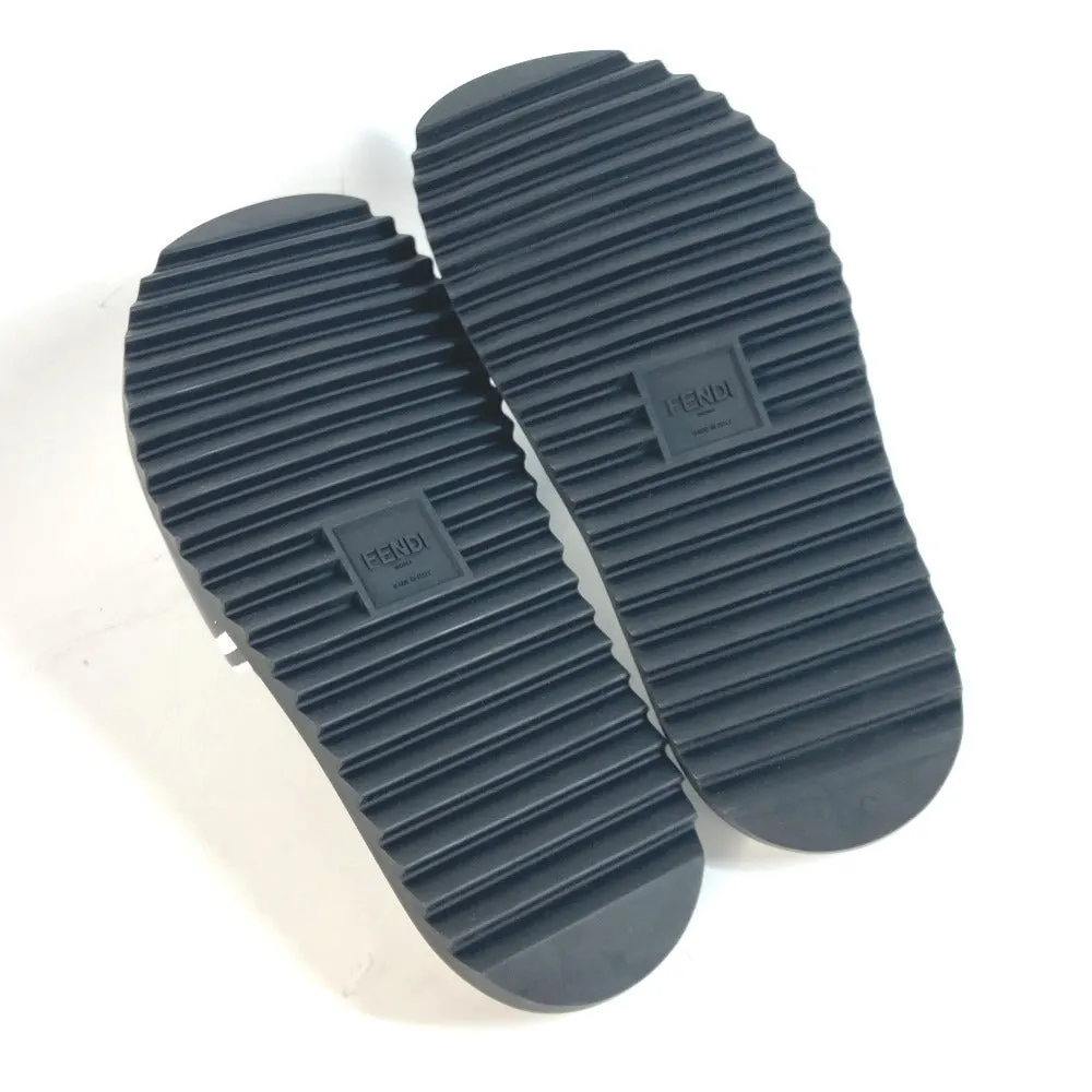 FENDI Sandals 7X1176 Leather, Rubber white Joshua Vides Collaboration logo mens 7 Used