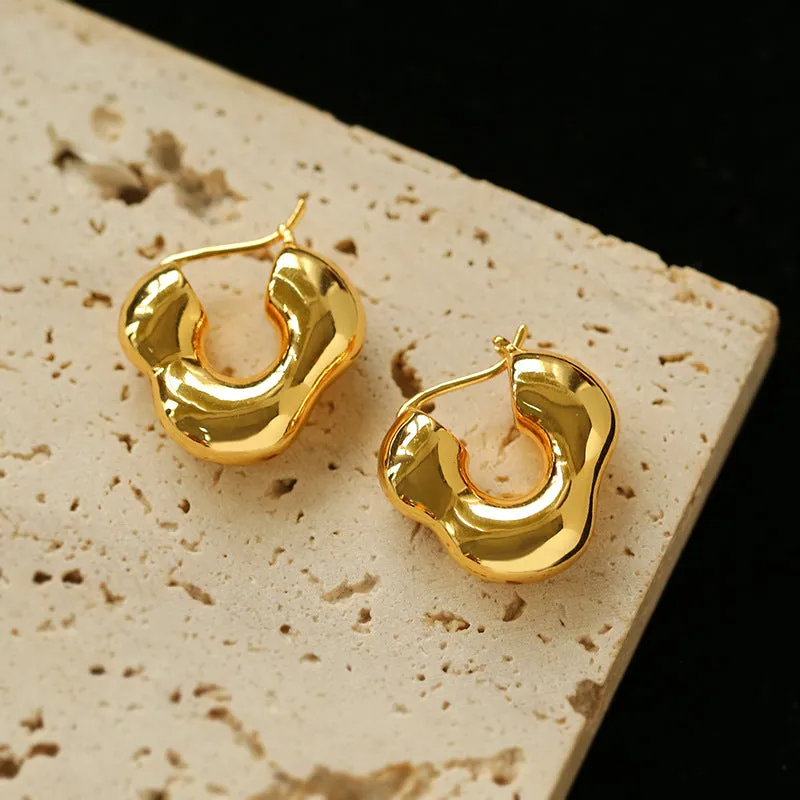 Geometry Gold Earrings