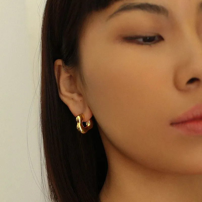 Geometry Gold Earrings