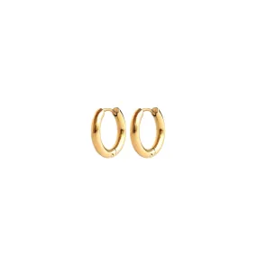 Gold Huggie Hoops