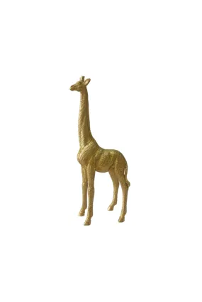 GOLD RESIN GIRAFFE SMALL