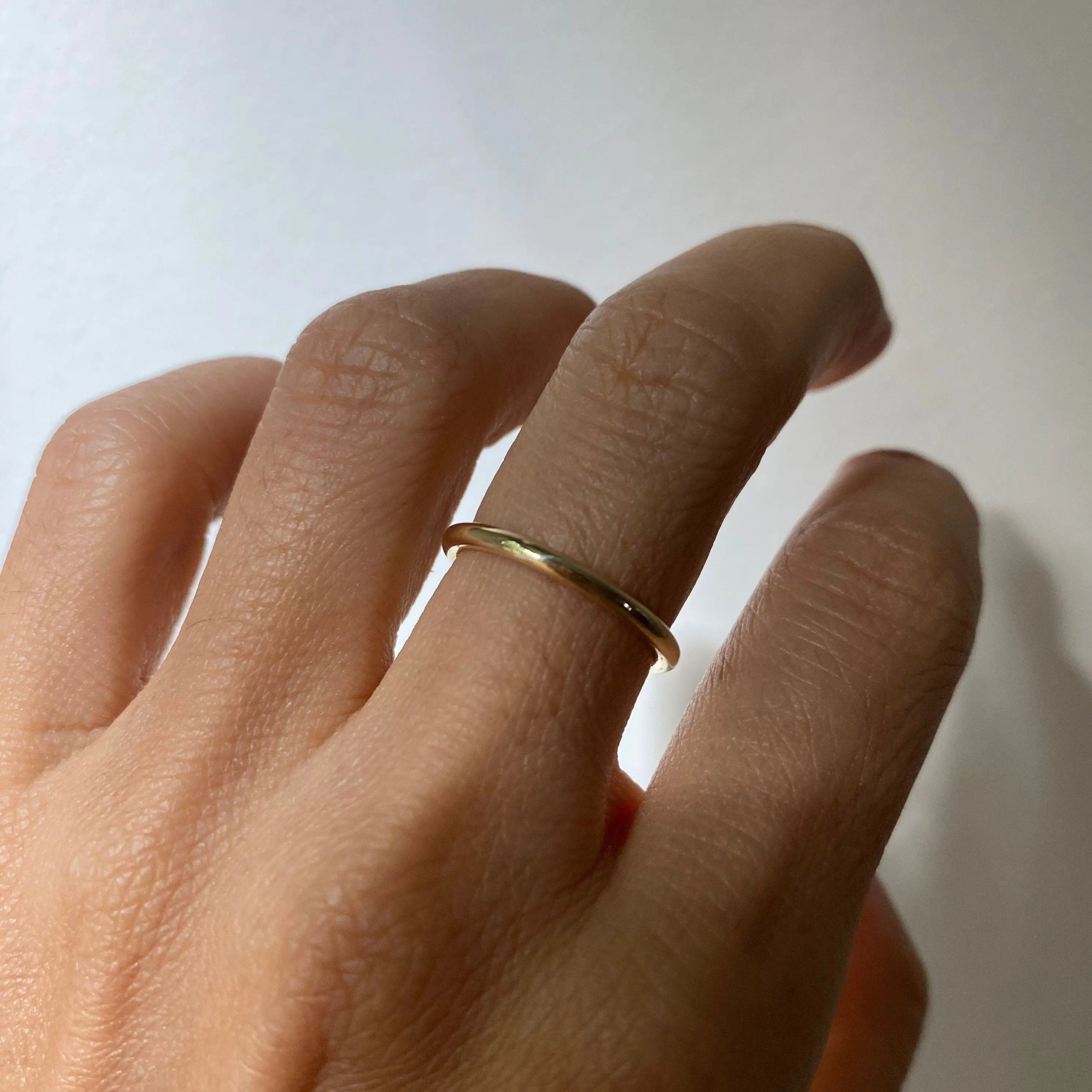 Gold Round Band