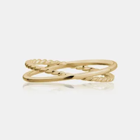 Gold Twisted Ring
