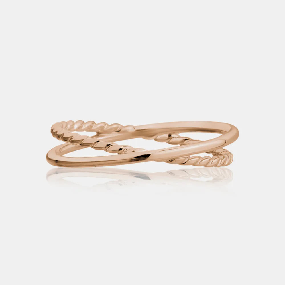 Gold Twisted Ring