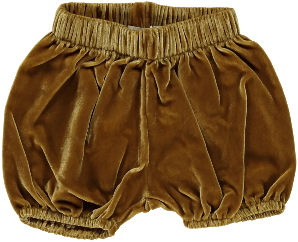 Gold Velvet Bloomer