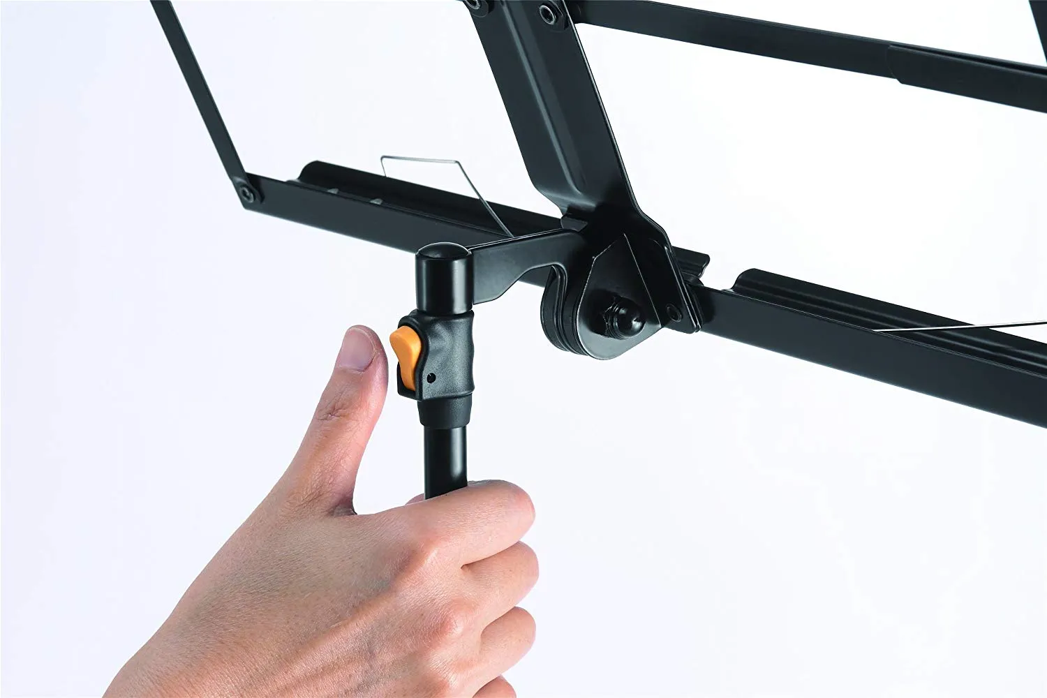 Hercules BS118BB Music Sheet Stand with Folding Desk and EZ Grip