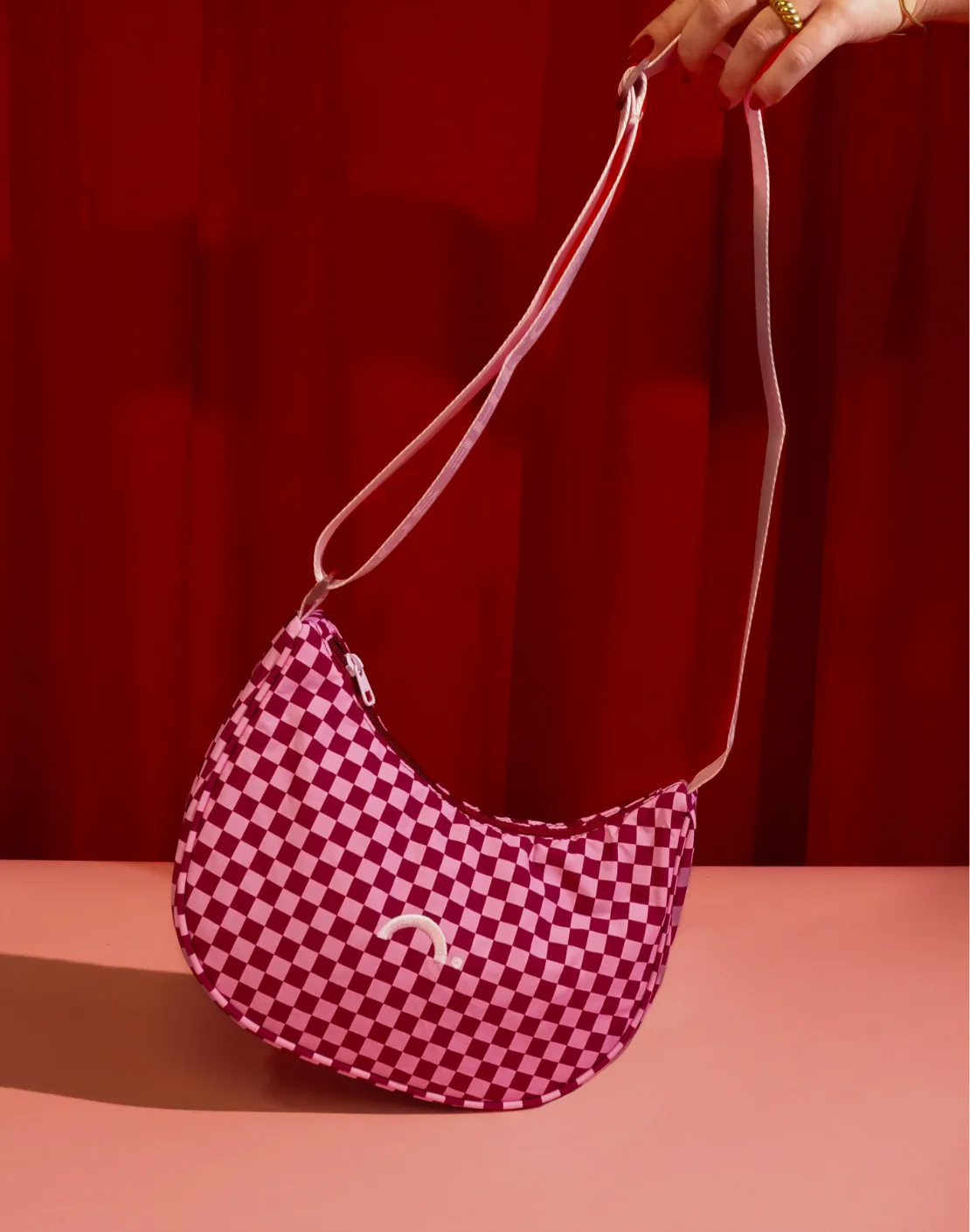 Lady Vengeance Small Crescent Bag