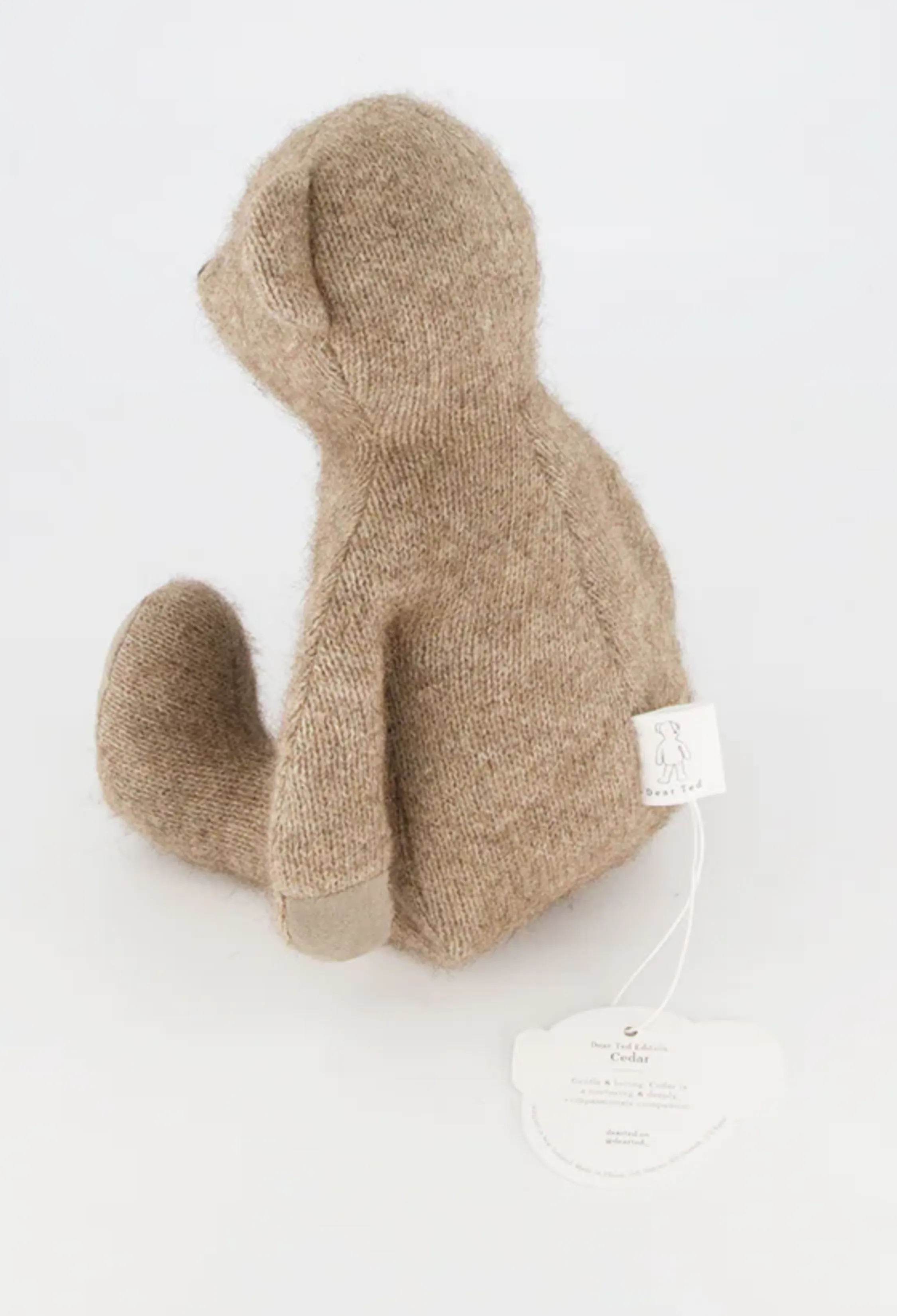 Large Dear Ted - Merino/Possum - Cedar