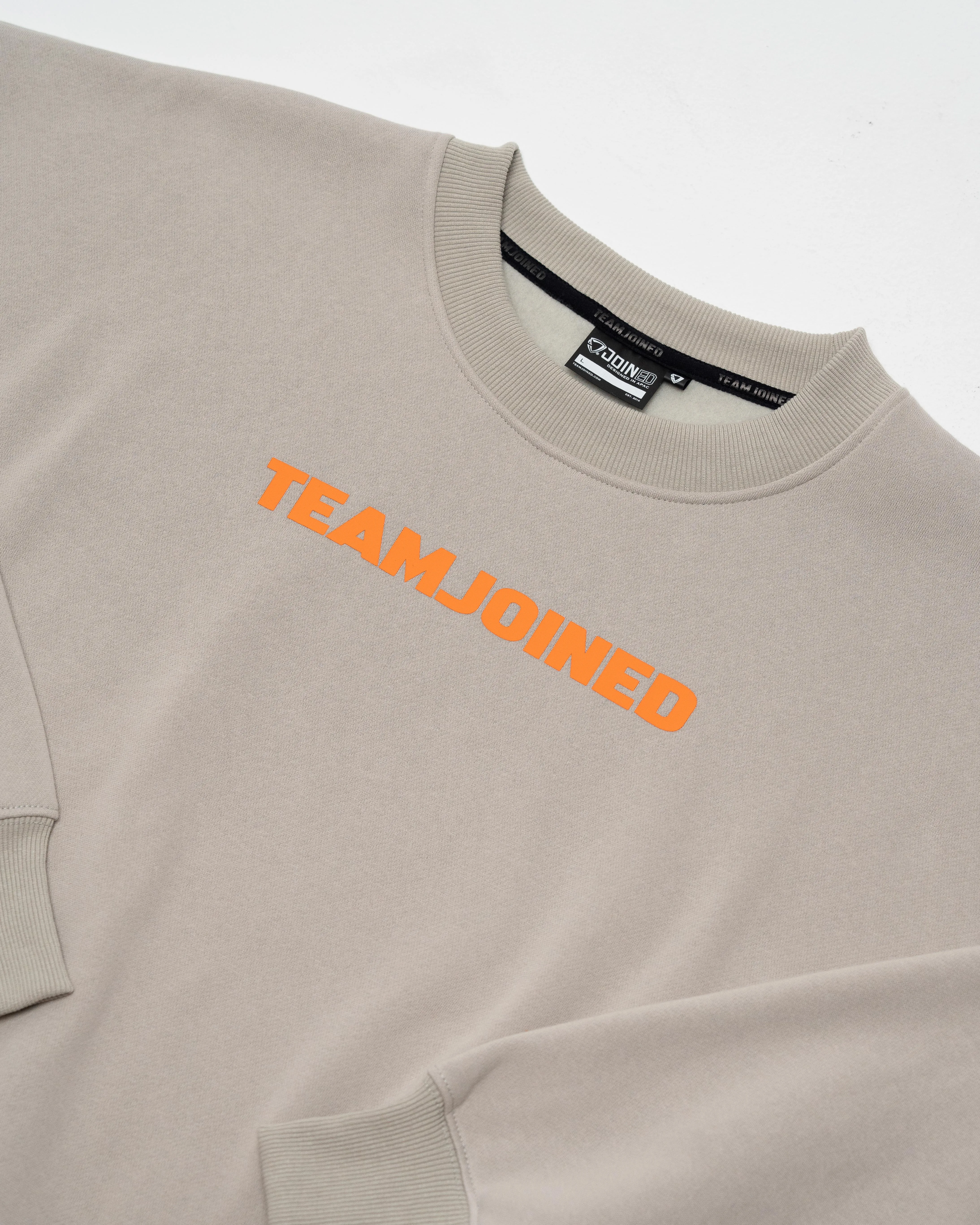 LOGO Drop Shoulder Fleece Pullover