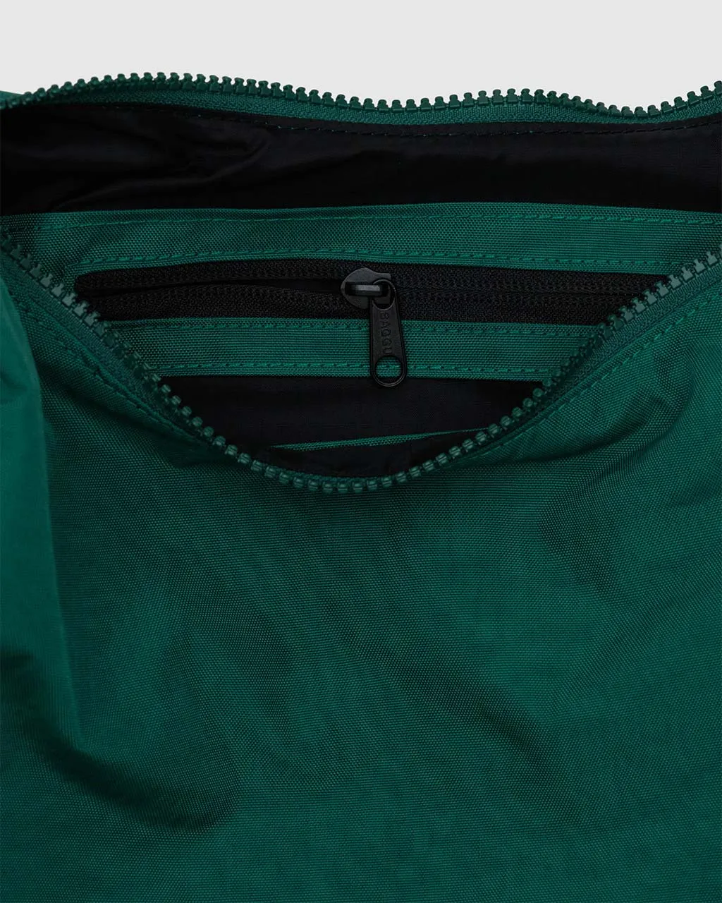 Medium Nylon Crescent Bag - Cypress
