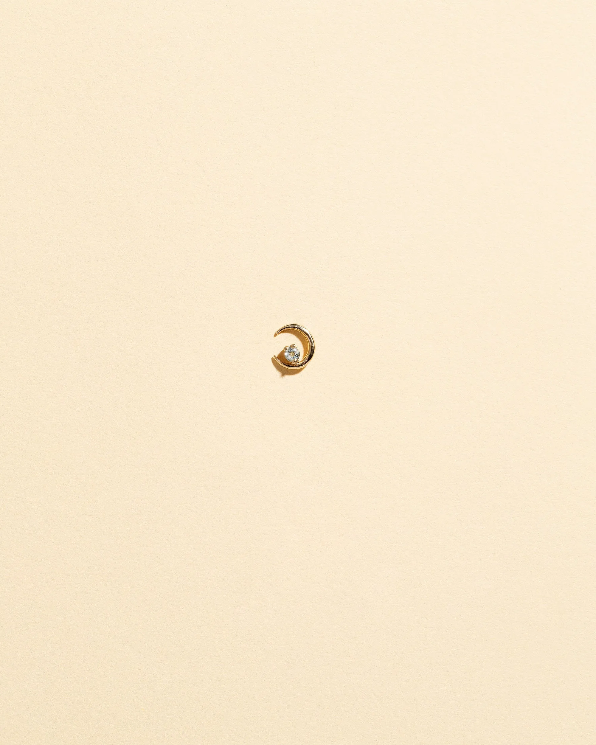 Moon Ray Stud Earring Single