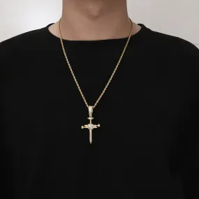 Nail Cross Pendant