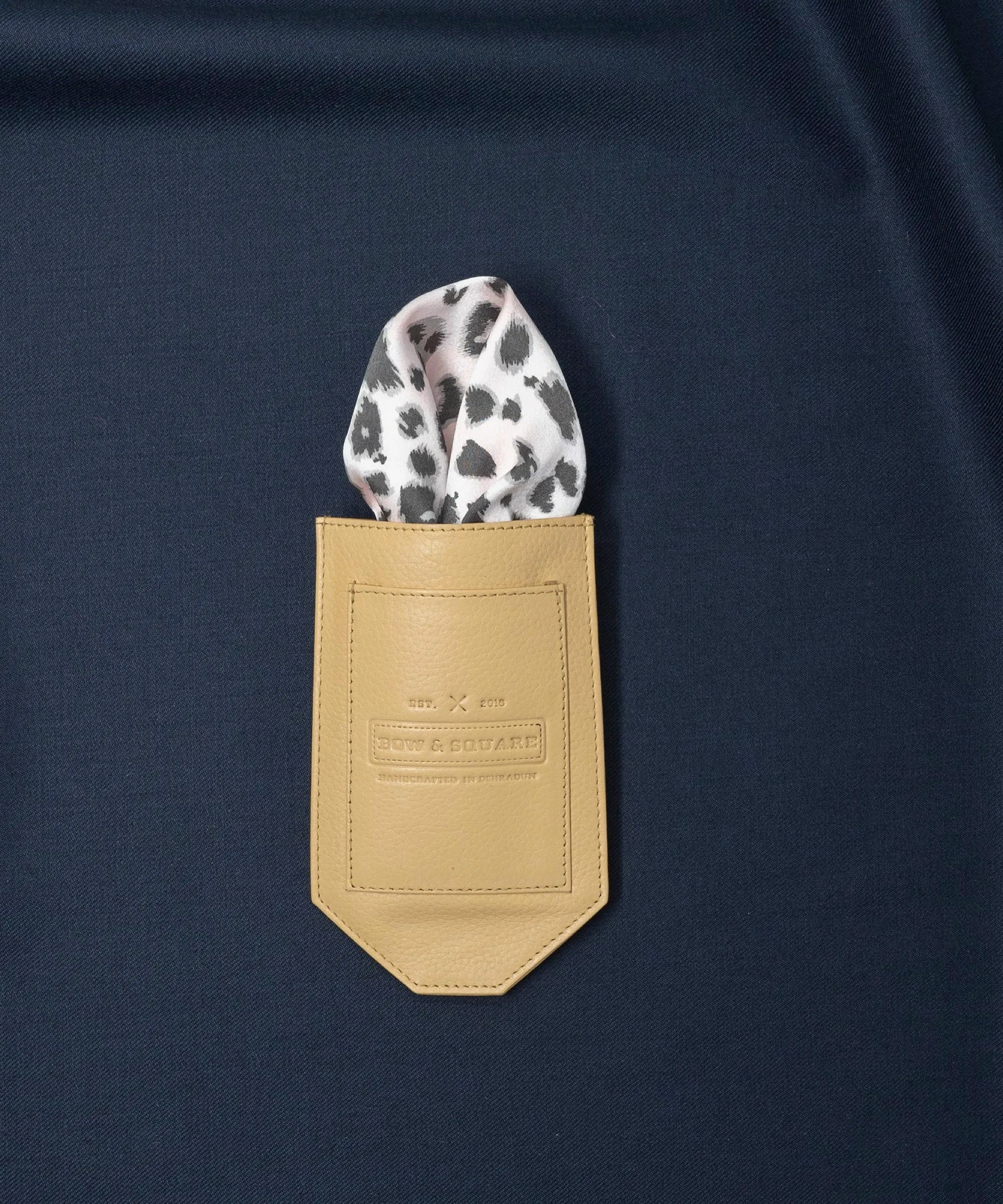 Pink Leopard Pocket Square
