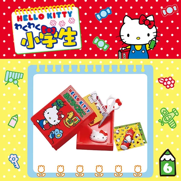 Rare 2013 Re-Ment Hello Kitty Exciting Elementary School Student Full Set of 8 pcs <Free Shipping>