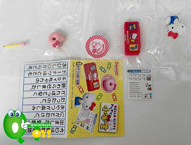 Rare 2013 Re-Ment Hello Kitty Exciting Elementary School Student Full Set of 8 pcs <Free Shipping>
