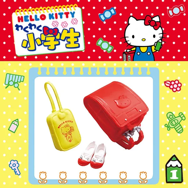 Rare 2013 Re-Ment Hello Kitty Exciting Elementary School Student Full Set of 8 pcs <Free Shipping>