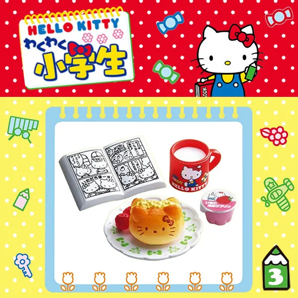 Rare 2013 Re-Ment Hello Kitty Exciting Elementary School Student Full Set of 8 pcs <Free Shipping>