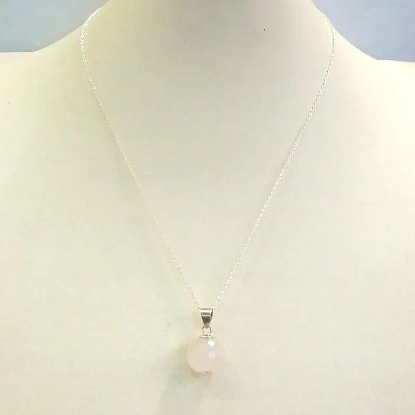 Rose Quartz Single Pendant