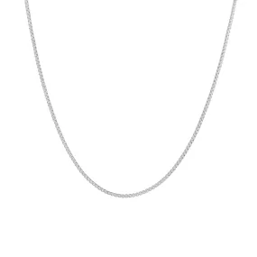 Silver Box Adjustable Necklace Chain