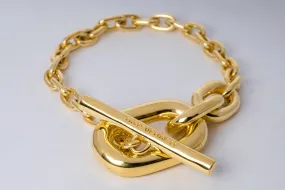 Single Link Toggle Bracelet (YG)