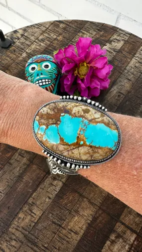 Single Stone Boulder Cuff