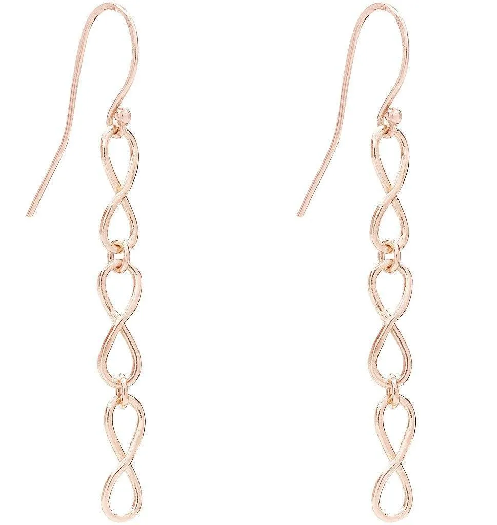 Small Infinity Dangle Earrings