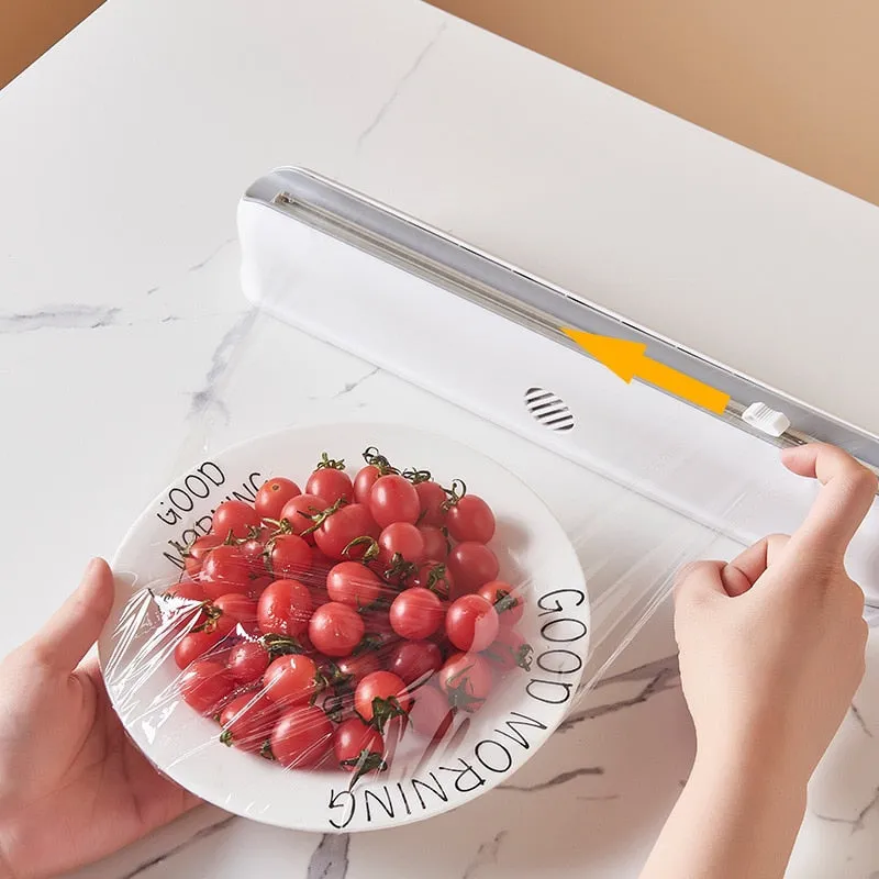 Suction Cup Cling Film Cutting Box