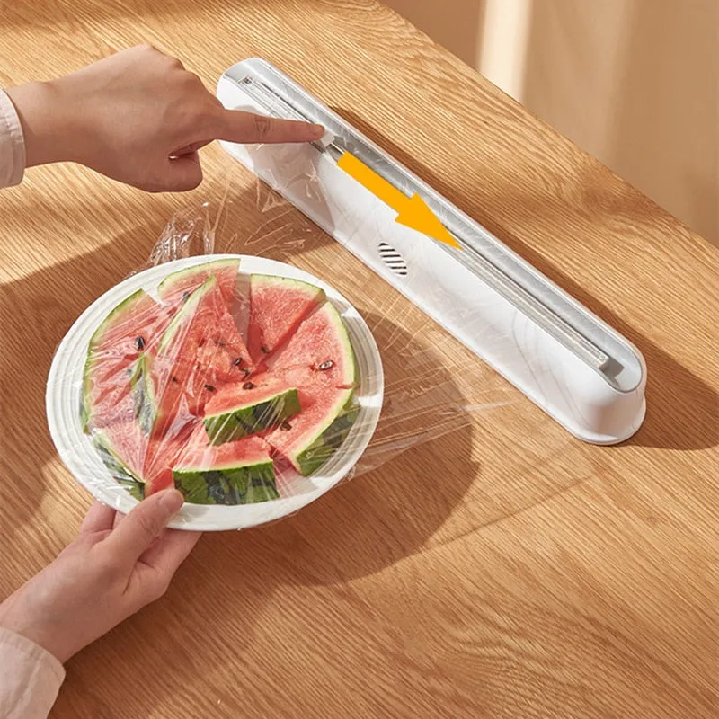 Suction Cup Cling Film Cutting Box