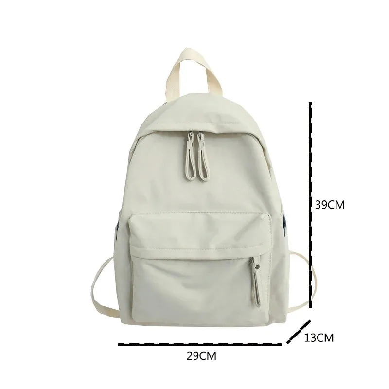 TAVIMART  -  School Backpack Women Canvas Student Double Shoulder Bag Schoolbag For Teenager Girls Boy satchel Bolsa Para La Escuela